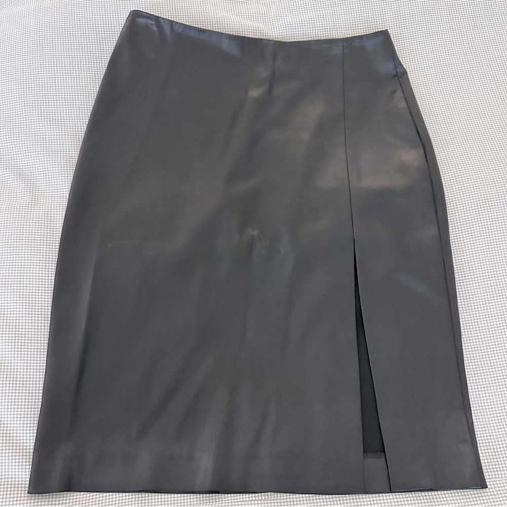 BEBE sexy black shiny stretch skirt! Hardly worn, size 2!